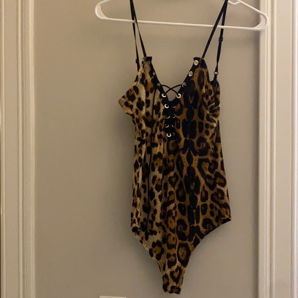 Leopard body suit